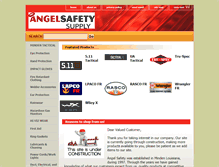 Tablet Screenshot of angelsafety.net